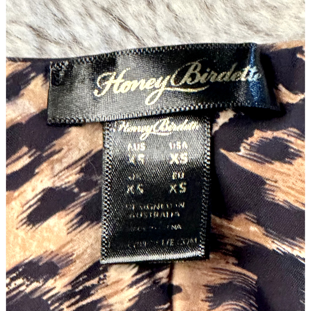 Honey Birdette DAKOTA💧🖤 2 Piece Swim Leopard Jaguar Bikini S Top & XS Bottom - Picture 8 of 8
